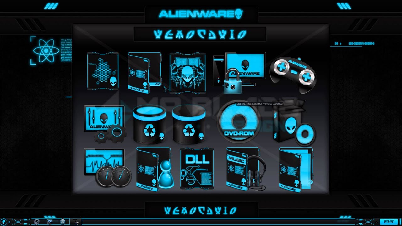 alienware icon pack windows 10